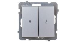 SONATA Łącznik żaluzjowy srebro mat ŁP-7R/m/38-35815