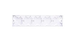 AS Puszka natynkowa pięciokrotna biała PNP-5G/00-29788