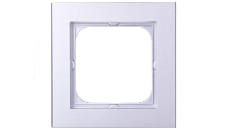 SONATA Ramka pojedyncza srebro mat R-1R/38-36438