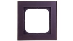 SONATA Ramka pojedyncza czekoladowy metalik R-1R/40-36472