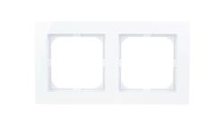 AS Ramka podwójna biała R-2G/00-36254
