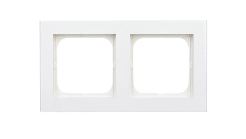 SONATA Ramka podwójna ecru R-2R/27-36876