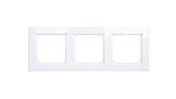 SONATA Ramka potrójna ecru R-3R/27-37160
