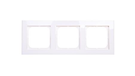 SONATA Ramka potrójna ecru R-3R/27-37160