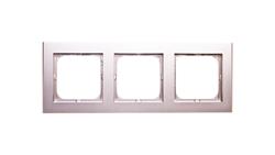 SONATA Ramka potrójna szampański złoty R-3R/39-36991