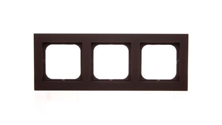 SONATA Ramka potrójna czekoladowy metalik R-3R/40-36990