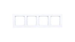 SONATA Ramka poczwórna biała R-4R/00-36386