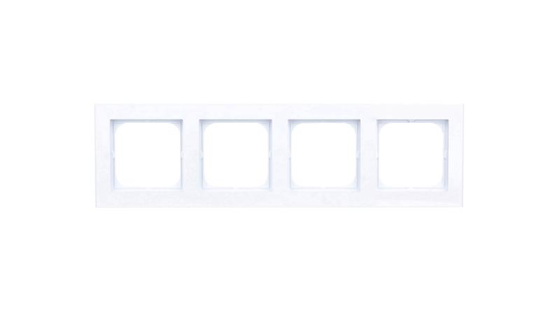 SONATA Ramka poczwórna biała R-4R/00-36386