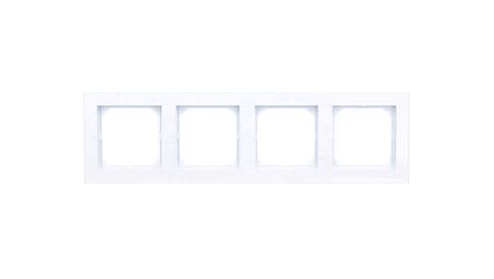 SONATA Ramka poczwórna biała R-4R/00-36386
