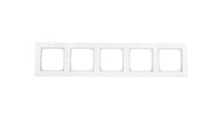 AS Ramka pięciokrotna biała R-5G/00-36337