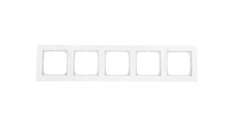 AS Ramka pięciokrotna biała R-5G/00-36337