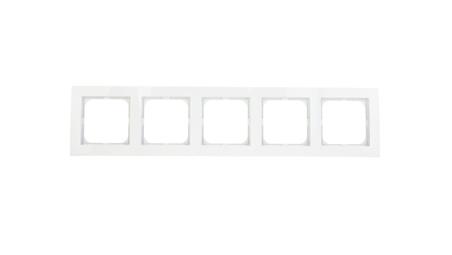 AS Ramka pięciokrotna biała R-5G/00-36337