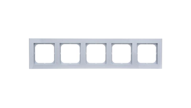 SONATA Ramka pięciokrotna biała R-5R/00-36605