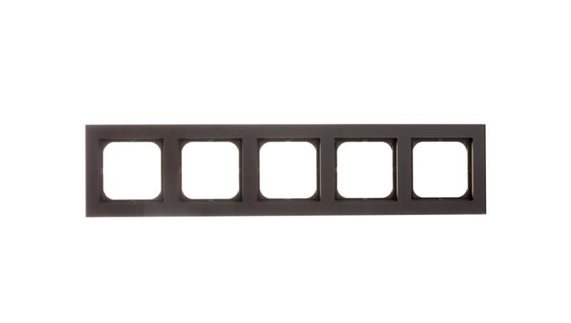 SONATA Ramka pięciokrotna czarny metalik R-5R/33-36447