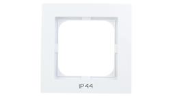AS Ramka pojedyncza do łączników IP44 biała RH-1G/00-36989