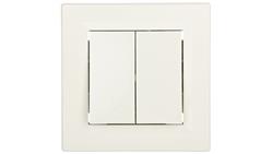 Łącznik Asfora świecznikowy kremowy z ramką EPH0300123-33220