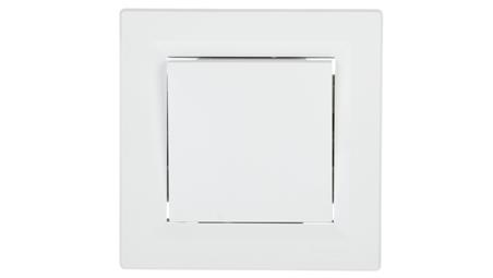 Łącznik Asfora krzyżowy biały z ramką EPH0500121-40885