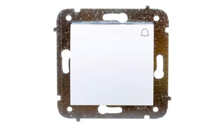 CARLA Przycisk dzwonek biały 1714-10-29500