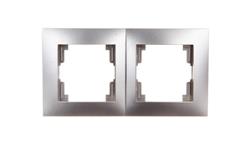 CARLA Ramka podwójna srebrna 1772-06-36608