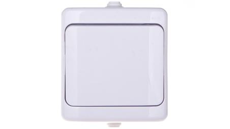 BRYZA Łącznik hermetyczny pojedynczy IP54 biały 180401 /20szt./-41758