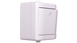 BRYZA Łącznik hermetyczny schodowy IP54 biały 180406-41759