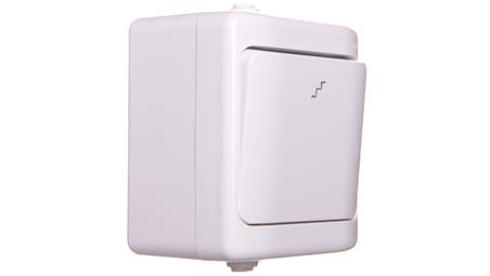 BRYZA Łącznik hermetyczny schodowy IP54 biały 180406-41759