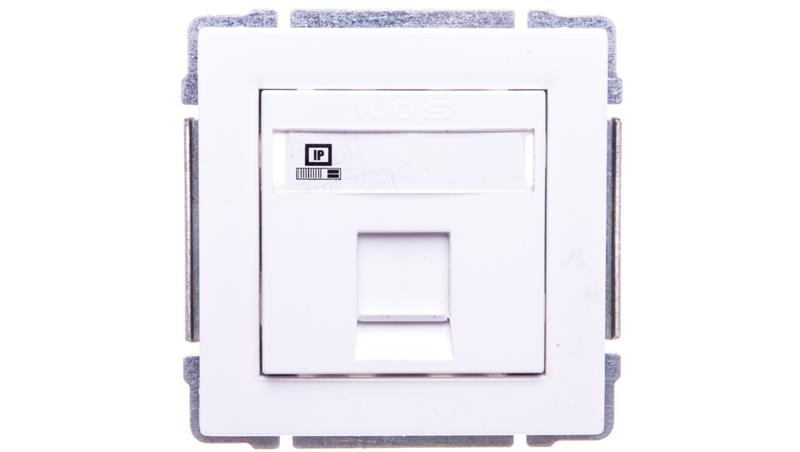 KOS66 Gniazdo komputerowe pojedyncze RJ45 MOLEX kat.5e nieekranowane białe 660465-34214 KOS66 Gniazdo komputerowe pojedyncze RJ45 MOLEX kat.5e nieekranowane białe 660465-34214