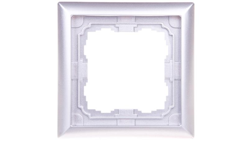 KOS66 Ramka pojedyncza aluminium 664081-36996