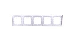 KOS66 Ramka pięciokrotna aluminium 664085-37877