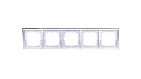 KOS66 Ramka pięciokrotna aluminium 664085-37877