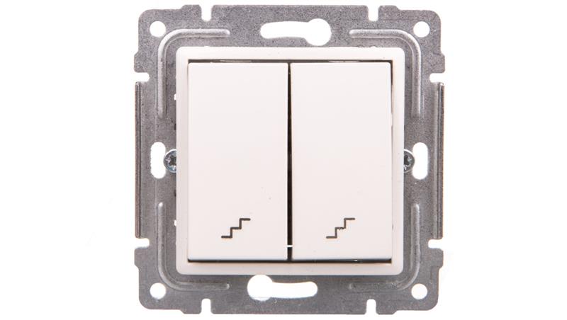 VENA Łącznik schodowy podwójny biały 510419-40120