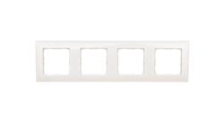 VENA Ramka poczwórna biała 510484-37550