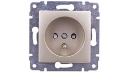 VENA Gniazdo pojedyncze z/u z przesłonami satyna 515034-43277