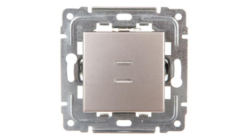 DANTE Przycisk światło / dzwonek podświetlany inox 464110-28013